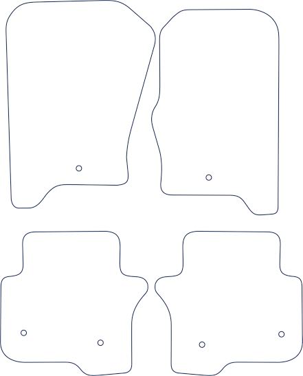 Land Rover Discovery 4 Graphite Car Mats