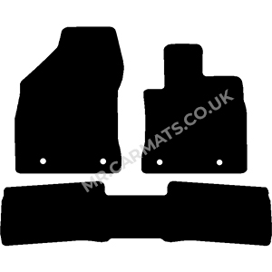 Lexus CT200h Car Mats with 1 Piece Rear (2014 Onwards)