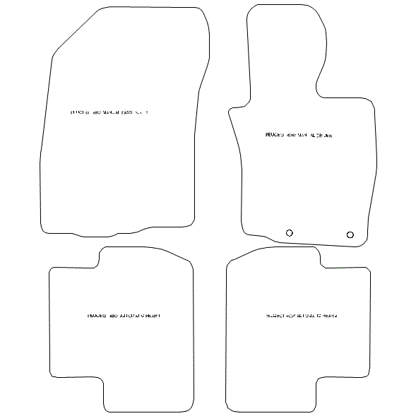 Citroen C Crosser Manual Car Mats